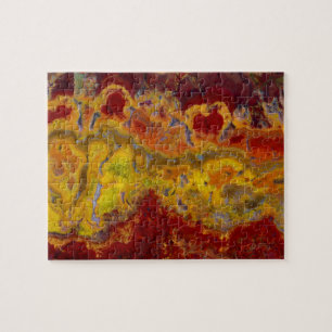 Quebra-cabeça Vermelho e amarelo Crayloa Jasper