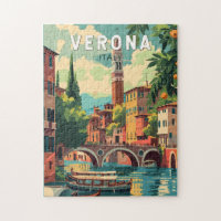 Verona Itália Viagem Art Vintage