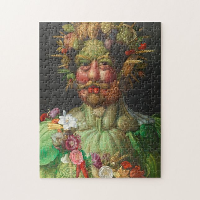 Quebra-cabeça Vertumnus 1591 por Giuseppe Arcimboldo (Vertical)