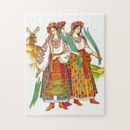 Quebra-cabeça Vestido tradicional ucraniano de Kyivschyna