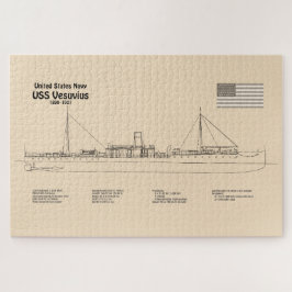 Quebra-cabeça Vesúvio USS - Planos de Impressão de Plano de Entr