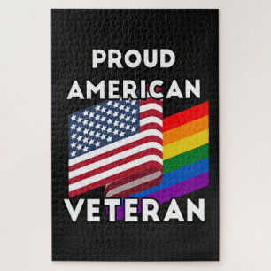 Quebra-cabeça Veteranos Lgbt - Bandeira Americana
