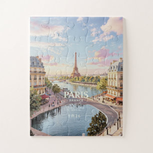 Quebra-cabeça Viagem Antiga Paris França