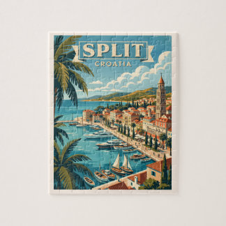 Quebra-cabeça Viagem Antiga Split Croácia