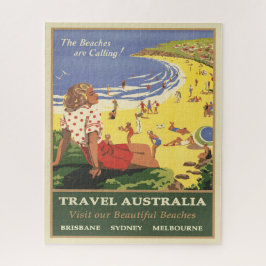 Quebra-cabeça Viagem Austrália As praias estão chamando