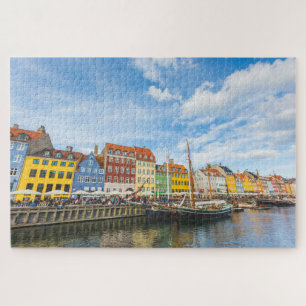 Quebra-cabeça Viagem Cênico das Velhinhas de Copenhaga