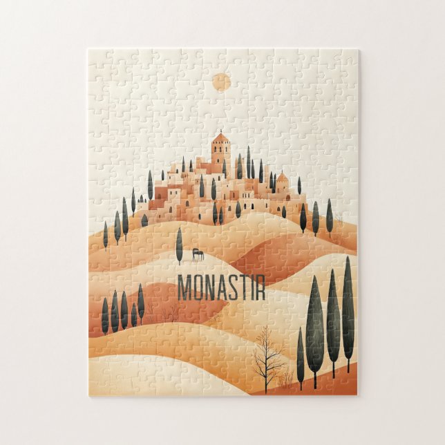 Quebra-cabeça Viagem da Tunísia Monastir (Vertical)