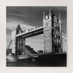 Quebra-cabeça Viagem de Arte da Ponte Black White London