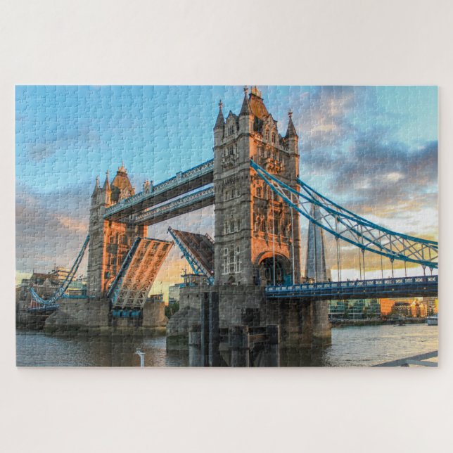 Quebra-cabeça Viagem de Arte da Ponte de Londres (Horizontal)