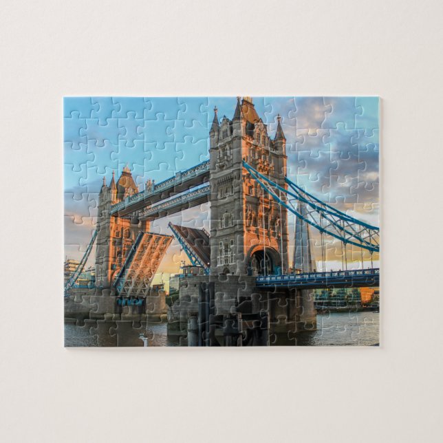 Quebra-cabeça Viagem de Arte da Ponte de Londres (Horizontal)