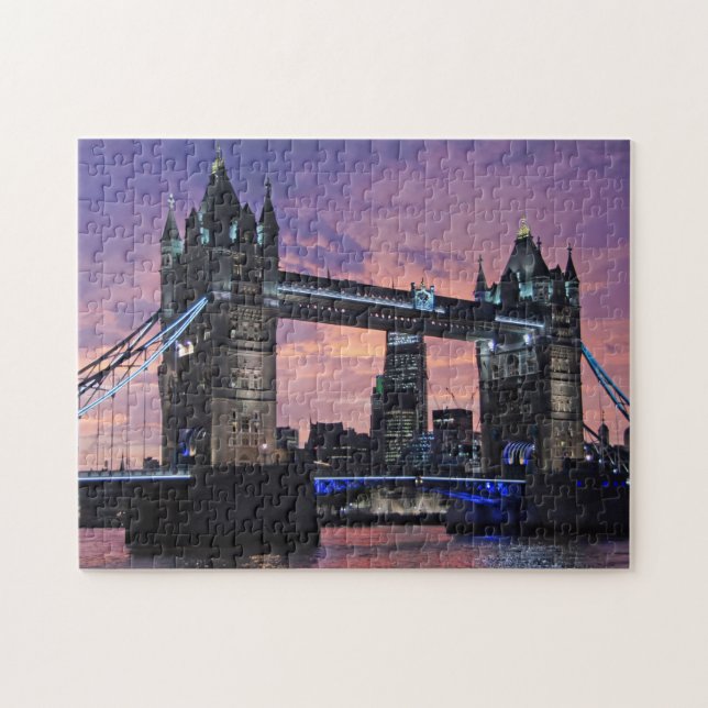Quebra-cabeça Viagem de Arte da Ponte de Londres (Horizontal)