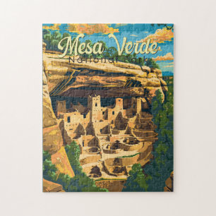 Quebra-cabeça Viagem de Arte do Parque Nacional Mesa Verde