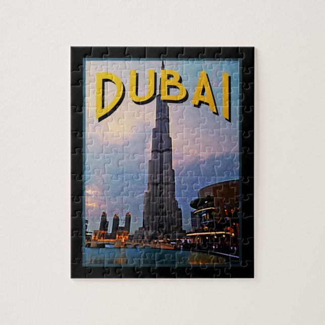 Quebra-cabeça Viagem de Dubai (Vertical)