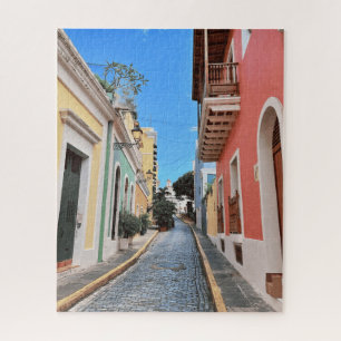 Quebra-cabeça Viagem de Fotografia da Rua Colorful San Juan