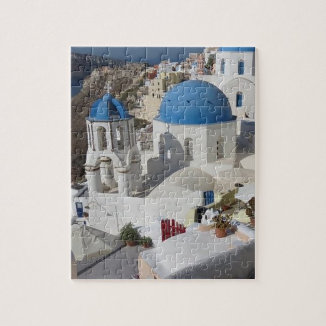 Quebra-cabeça Viagem de Grécia do Mykonos (Vertical)
