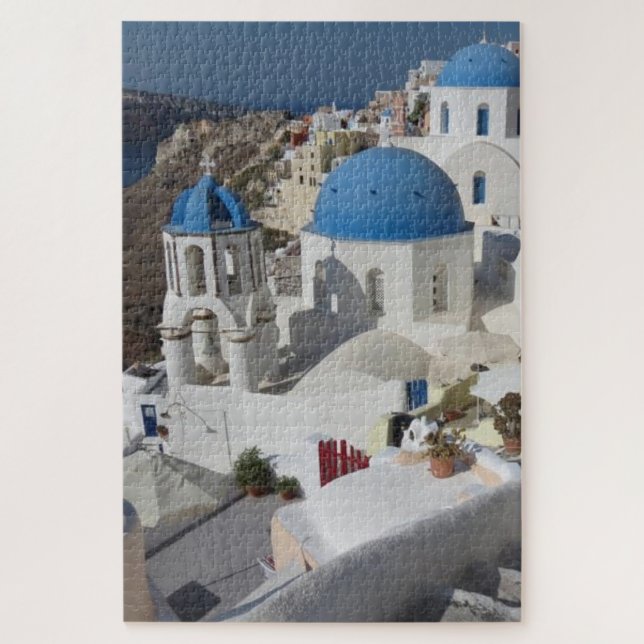 Quebra-cabeça Viagem de Grécia do Mykonos (Vertical)
