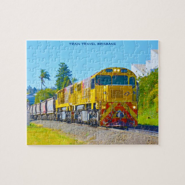 Quebra-cabeça Viagem de Trem Brisbane (Horizontal)