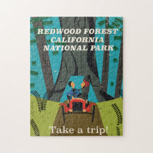 Quebra-cabeça Viagem do Parque Nacional da Califórnia em Sequoi