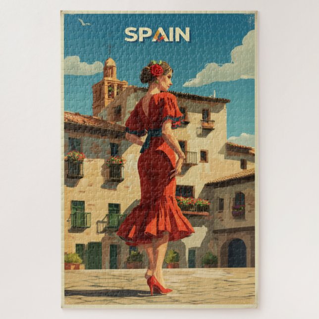 Quebra-cabeça Viagem espanha (Vertical)