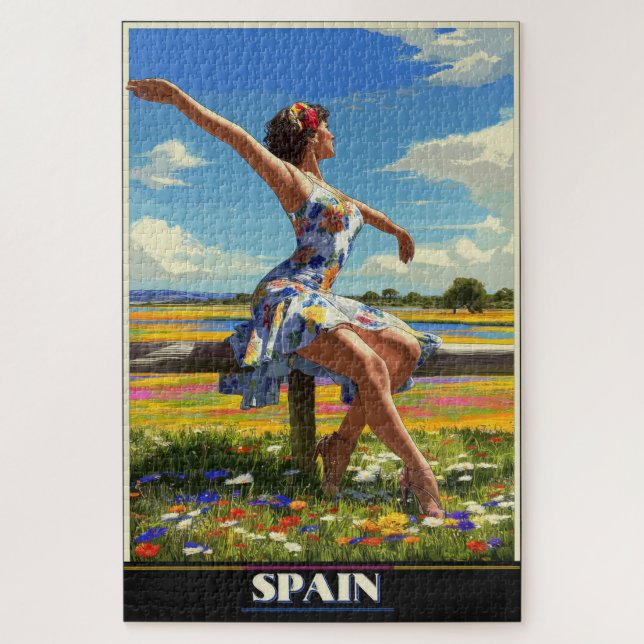 Quebra-cabeça Viagem espanha (Vertical)