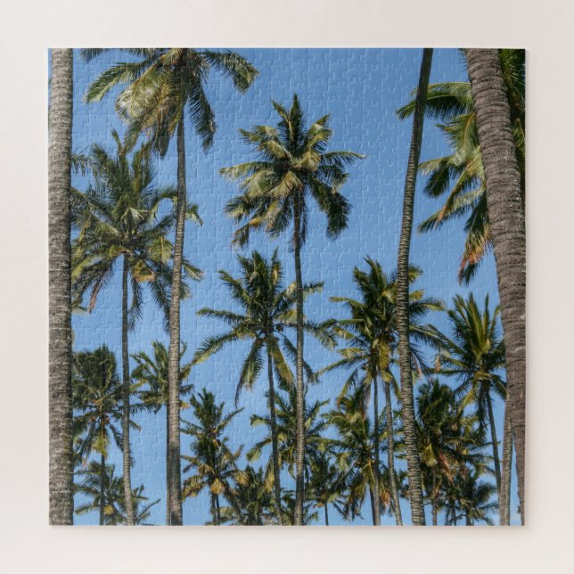 Quebra-cabeça Viagem Exotic Beach Palm Trees (Vertical)