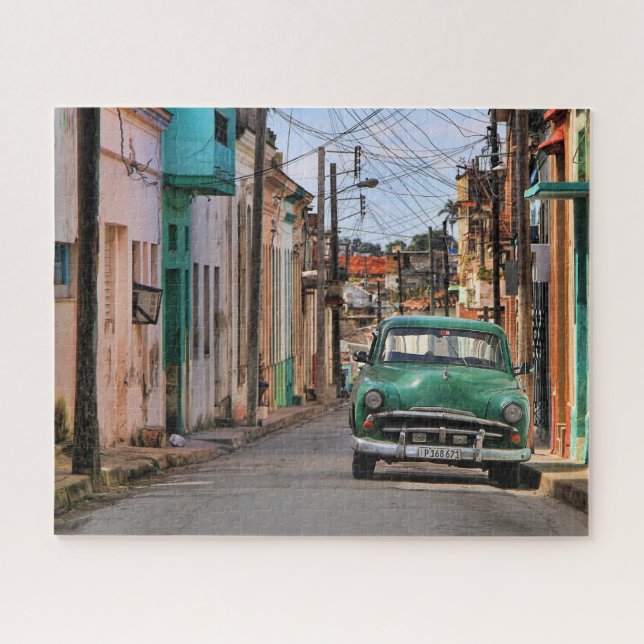 Quebra-cabeça Viagem Fotografia do carro Oldtimer Street (Horizontal)