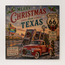 Viagem Noturna de Natal no Texas BBQ pela Estrada