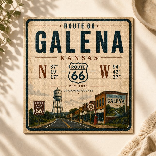 Quebra-cabeça Viagem pela antiga Rota 66 em Galena (Criador carregado)