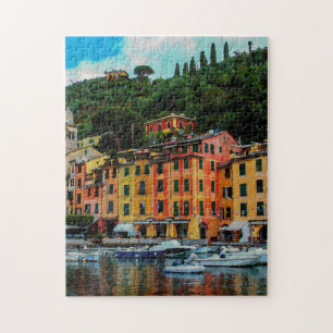 Quebra-cabeça Viagem Portofino Itália Riviera Europa