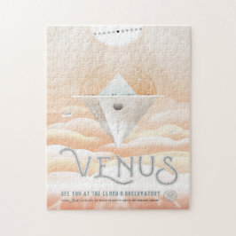 Quebra-cabeça Viagem Sci-Fi Ad, Vênus Planeta