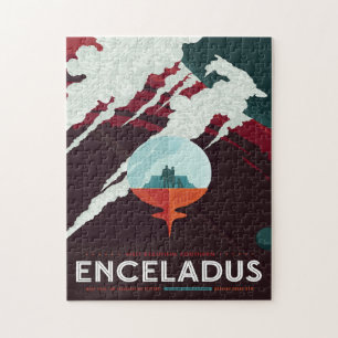 Quebra-cabeça Viagem Sci-Fi, Moon Enceladus