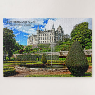 Quebra-cabeça Viagem Scotland Dunrobin Castle, Sutherland Clan