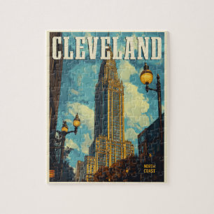 Quebra-cabeça Viagens vintage Cleveland