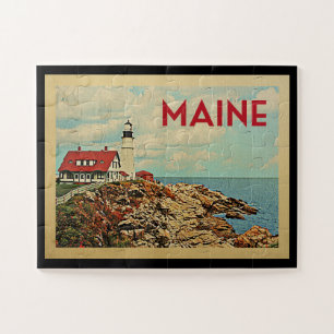 Quebra-cabeça Viagens vintage de Maine
