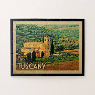 Quebra-cabeça Viagens vintage de Toscânia Italia