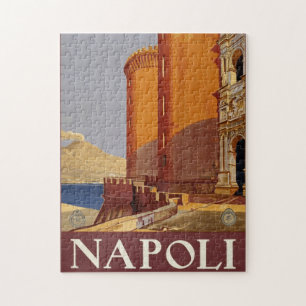 Quebra-cabeça Viagens vintage Napoli Itália