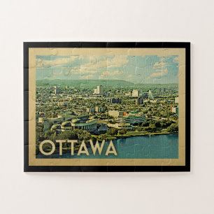 Quebra-cabeça Viagens vintage Ottawa Canada