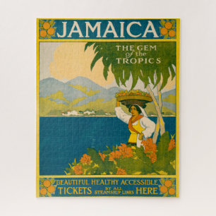 Quebra-cabeça Viagens vintage Para A Jamaica