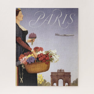 Quebra-cabeça Viagens vintage, Paris Via constelação