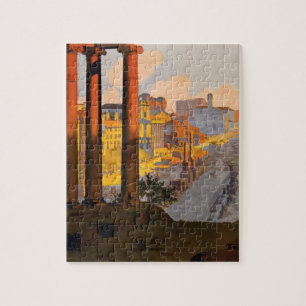 Quebra-cabeça Viagens vintage Roma Itália 1920