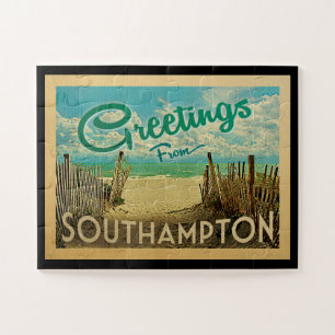 Quebra-cabeça Viagens vintage Southampton Beach