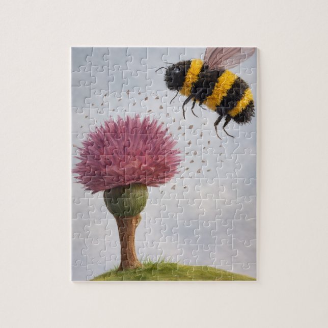Quebra-cabeça Vibrações de Bem-Estar: Quadro Ultimo Feliz e Vibr (Vertical)