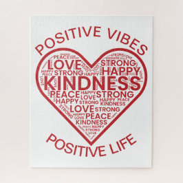 Quebra-cabeça Vibrações Positivas Vida Positiva