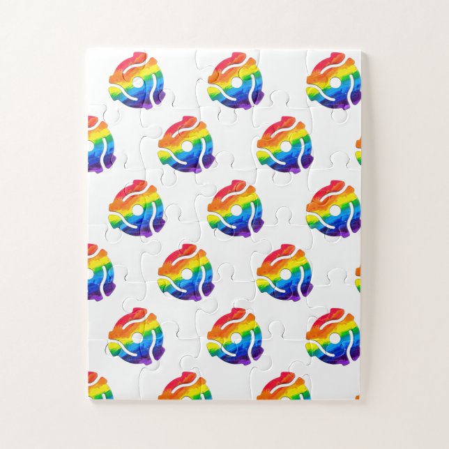 Quebra-cabeça Vibran do adaptador de gravação plástico de 45 RPM (Vertical)