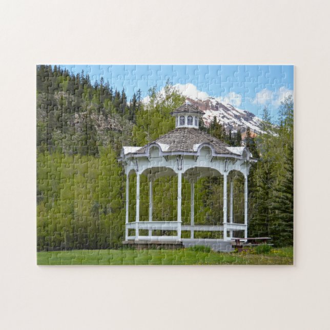 Quebra-cabeça Victorian Gazebo, Silverton, Colorado Jigsen Puzzl (Horizontal)