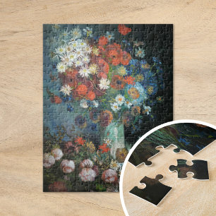 Quebra-cabeça Vida Estática com Flores de Prados Vincent Van G