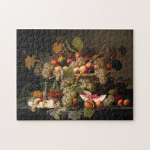 Vida estática com pintura de fruta
