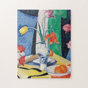 Quebra-cabeça Vida Estática com Tulipas Samuel John Peploe