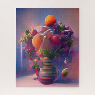 Quebra-cabeça Vida Estática no Estilo Abstrato