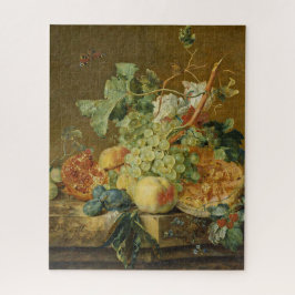 Quebra-cabeça Vida ininterrupta com a Fruta Jan Van Huysum 1700